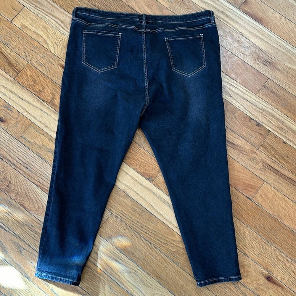 Universal Standard Black Seine High Rise Skinny Jean Size 24 - Picture 6 of 6